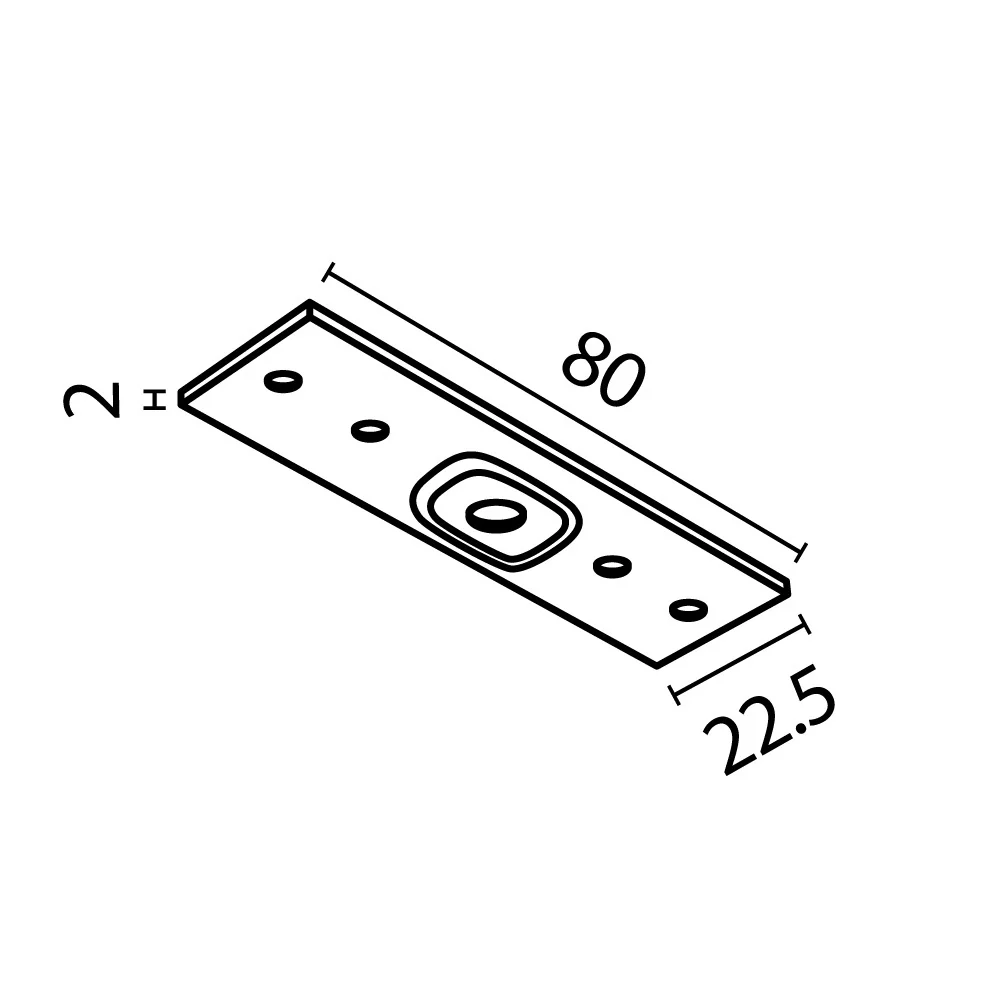 Straight connector Exility surface-mounted - Image 9