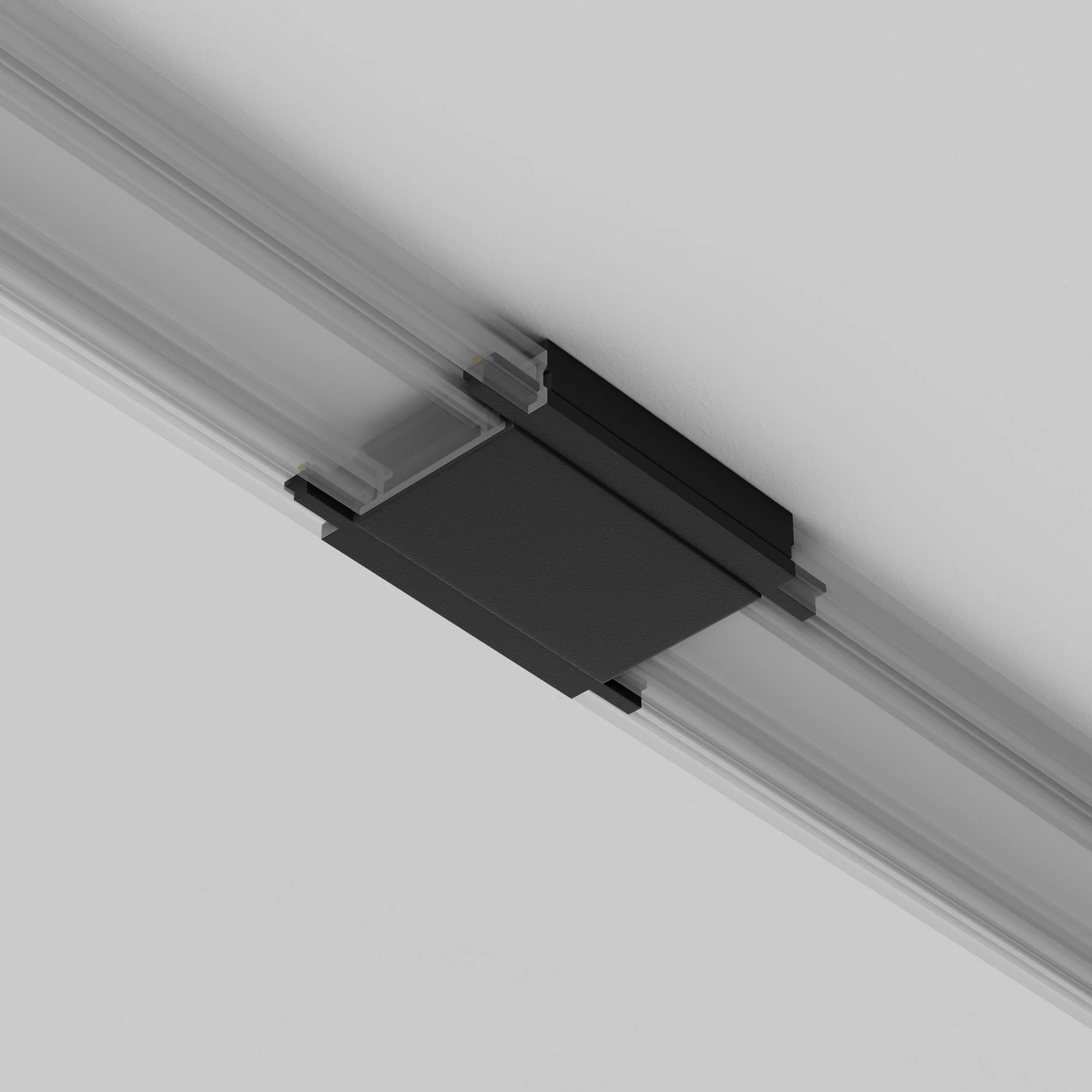 Straight power connector Radity black - Image 4