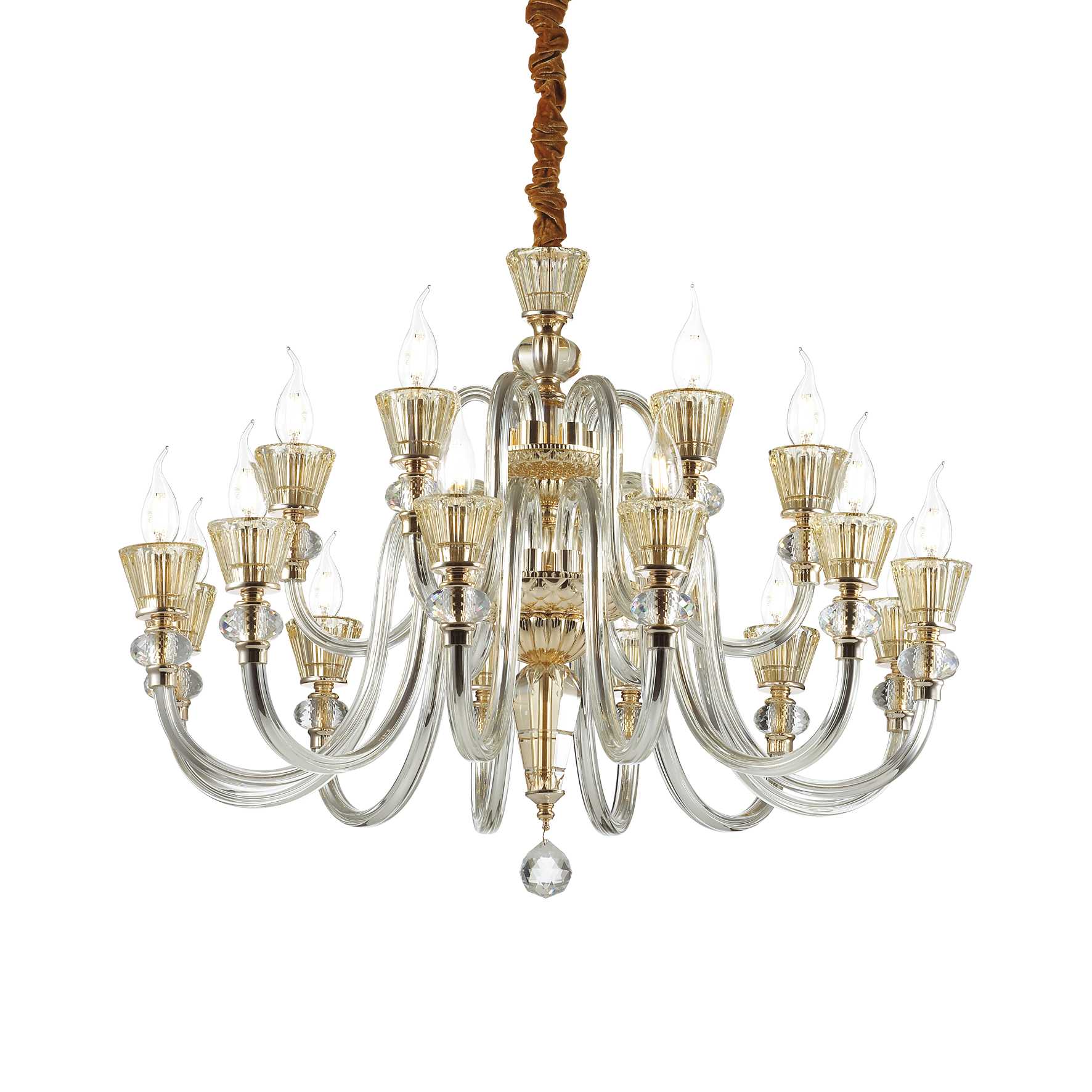 Strauss Centre Ceiling Light - Gold Fitting - Image 3