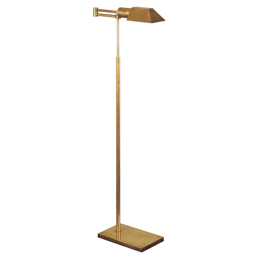 Studio Swing Arm Floor Lamp - Bronze/Brass - Image 2
