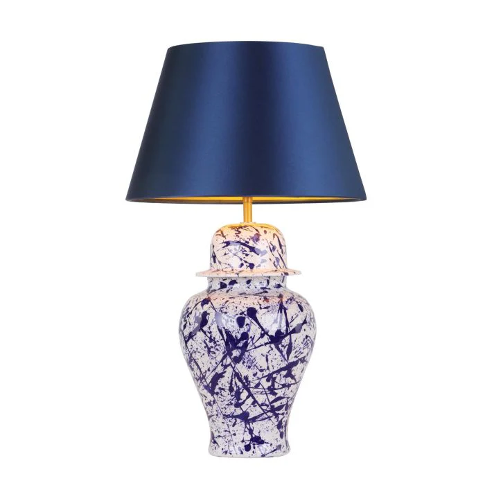 Studio Table Lamp Blue /White- Base Only - Image 2