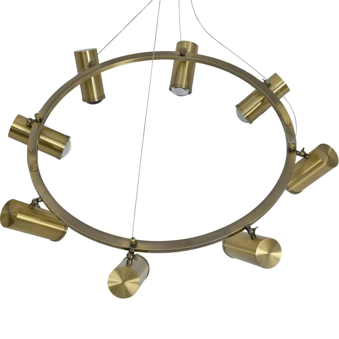 Stukely Eight Spotlight Pendant Lamp - Bronze Finish - Image 2