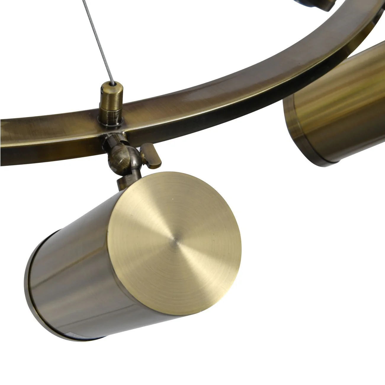 Stukely Eight Spotlight Pendant Lamp - Bronze Finish - Image 5
