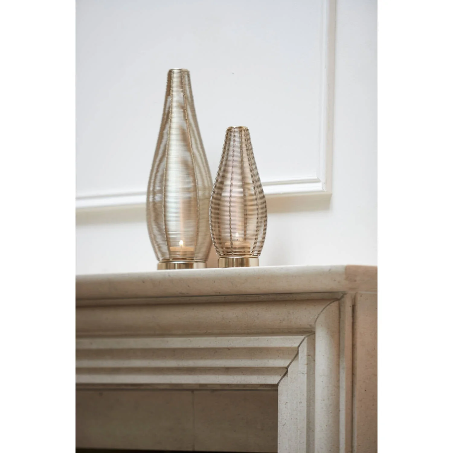 Suneka Medium/Large Tealight - Antique Copper/Matt Black/Antique Bronze/Shiny Gold Finish - Image 5