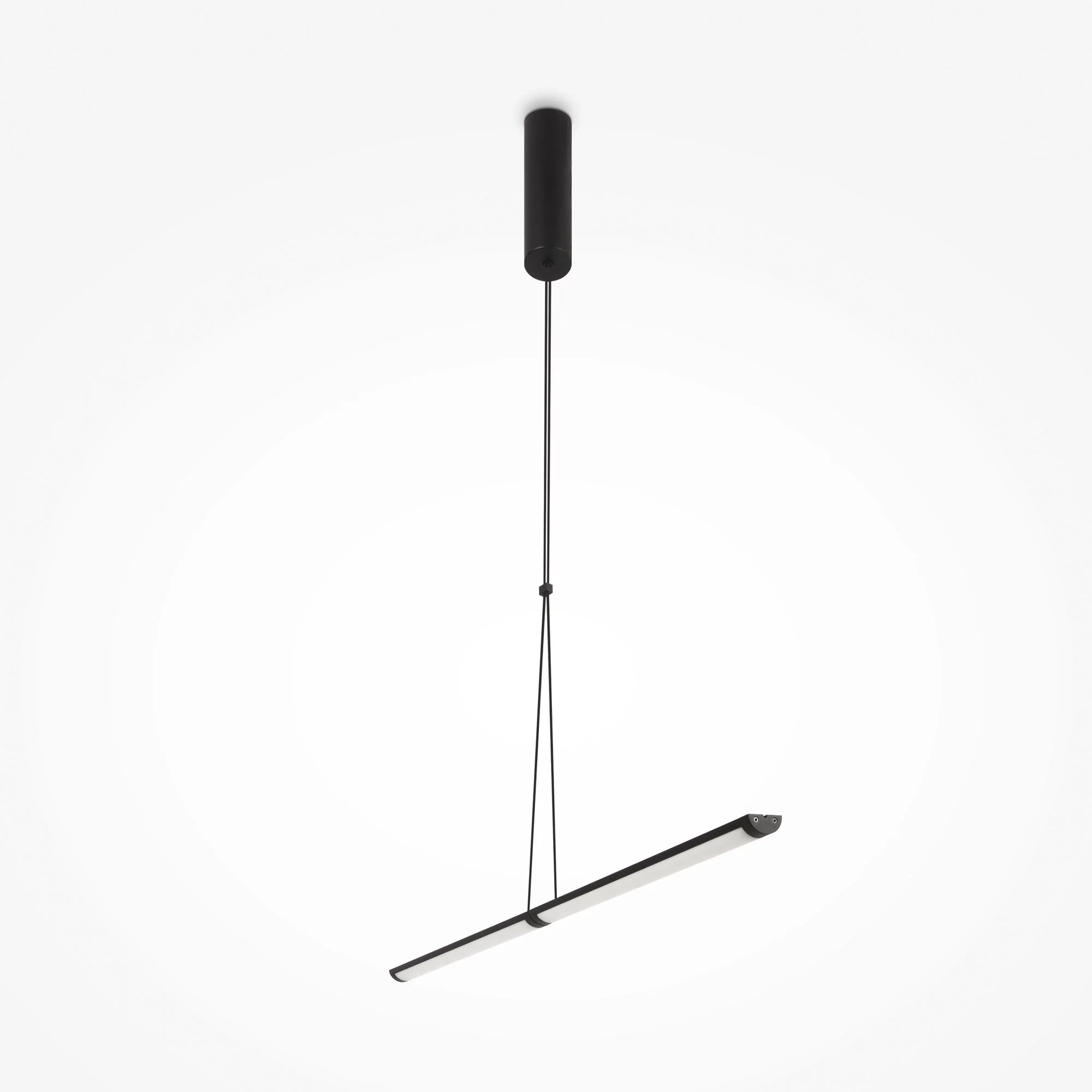 Supersymmetry LED Hanging Ceiling Light - Matte Black Finish - Image 4