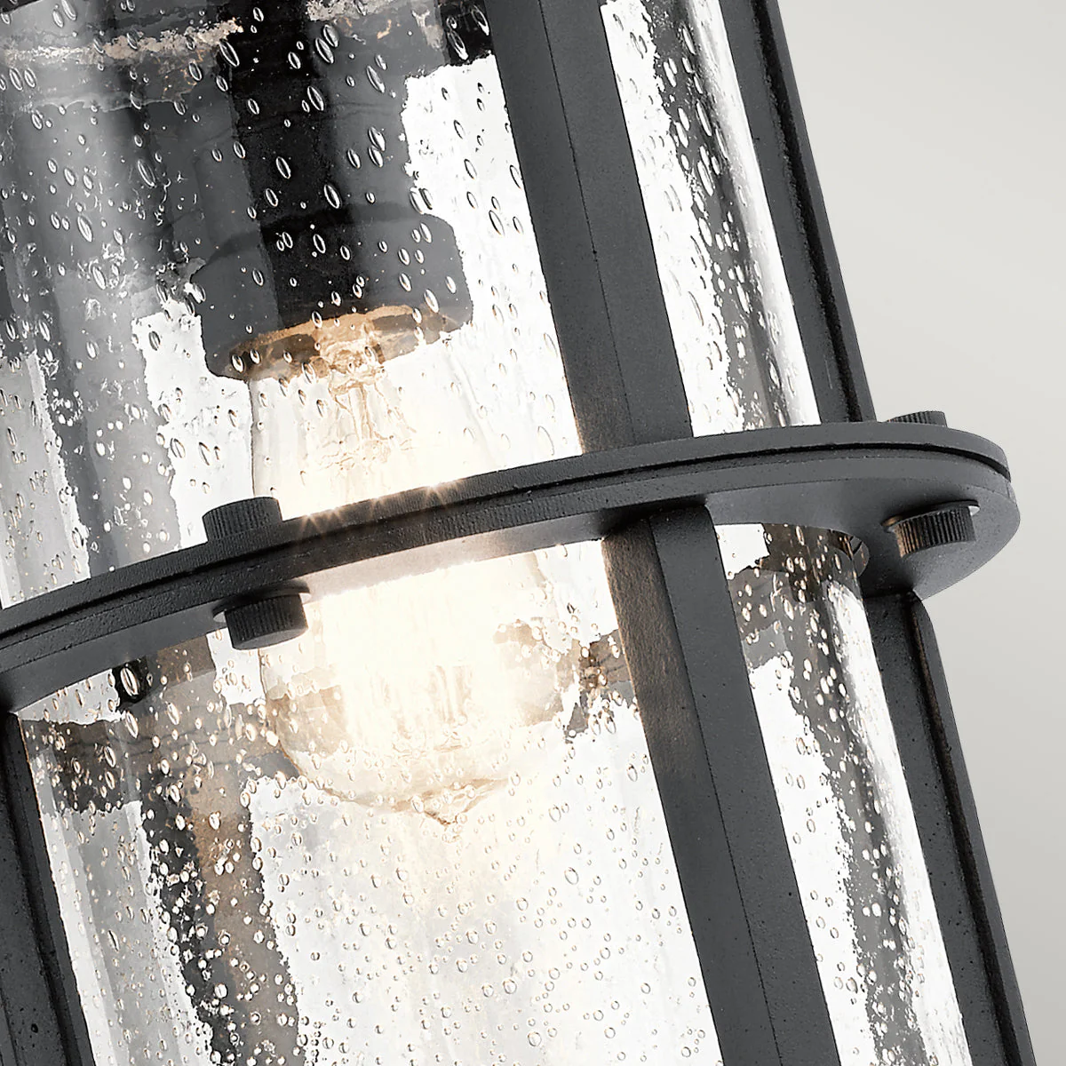 Suri Small/Medium/Large Wall Lantern - Textured Black Finish - Image 10