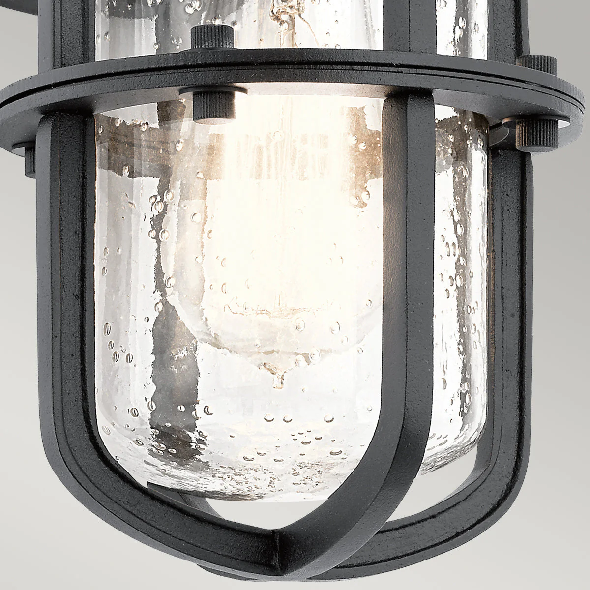 Suri Small/Medium/Large Wall Lantern - Textured Black Finish - Image 3