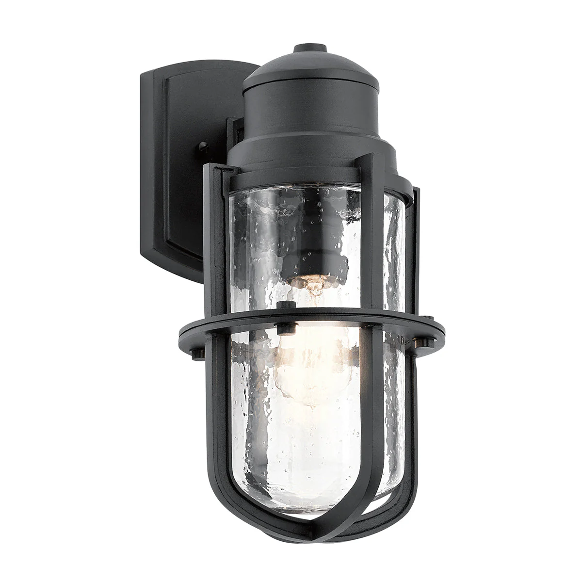 Suri Small/Medium/Large Wall Lantern - Textured Black Finish - Image 4