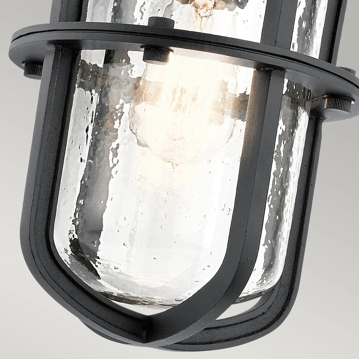Suri Small/Medium/Large Wall Lantern - Textured Black Finish - Image 7