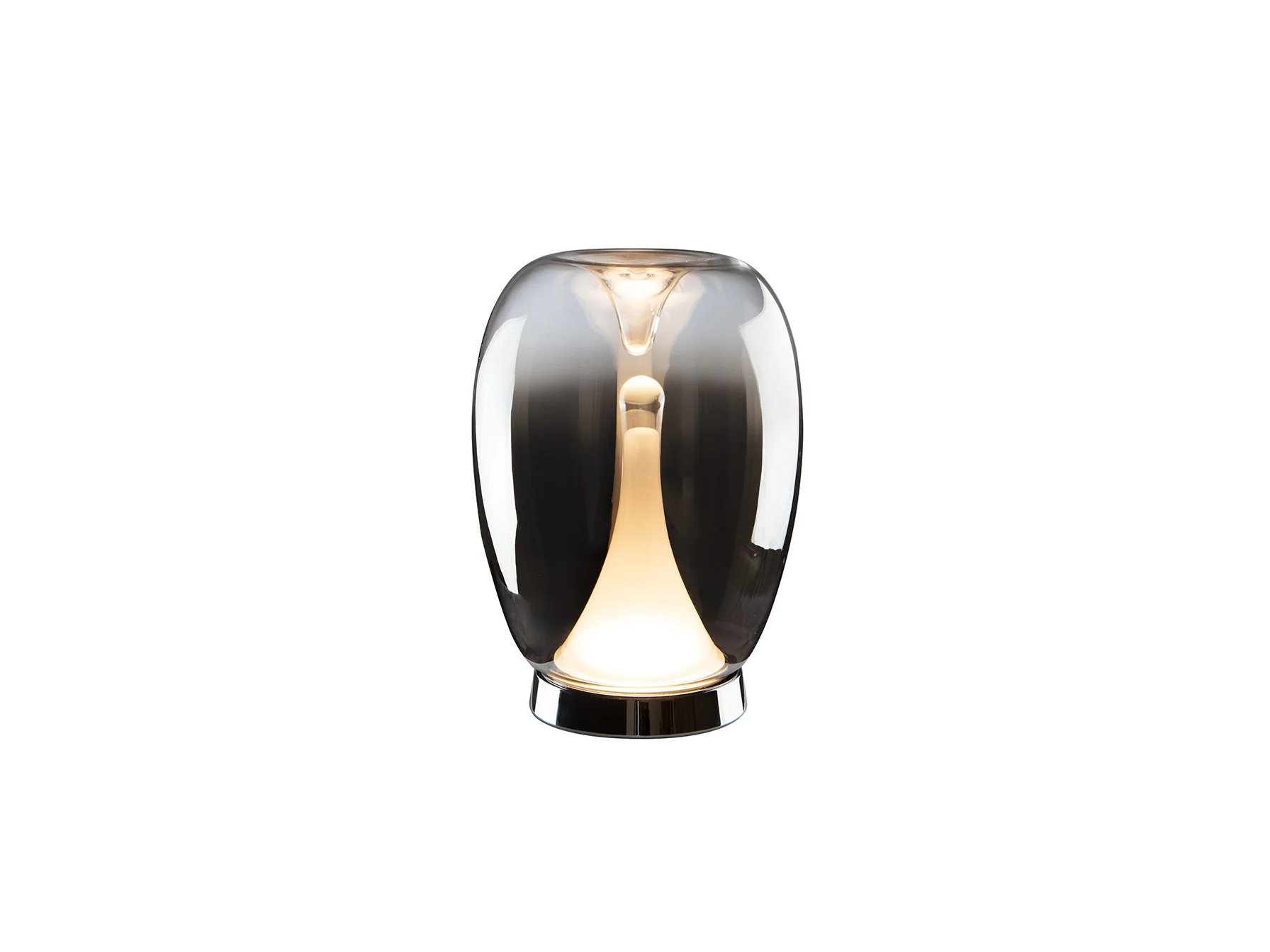 Suspiro Table Lamp- Chrome-Smoky/ Golden-Amber - Image 2