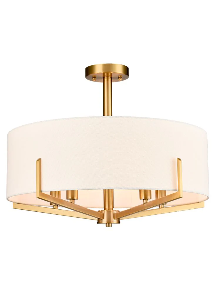 Sutton 5Lt Centre Ceiling Light - Cream Finish - Image 2