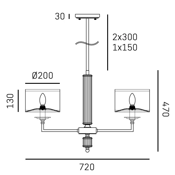 Sutton Kitchen Island Light- Various Finishes - Image 6