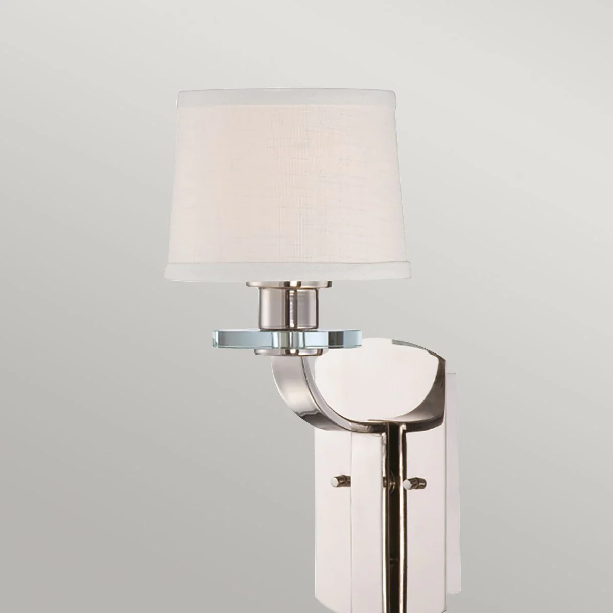 Sutton Place 1 Light Wall Light - Imperial Silver IP20 E27 - Image 2