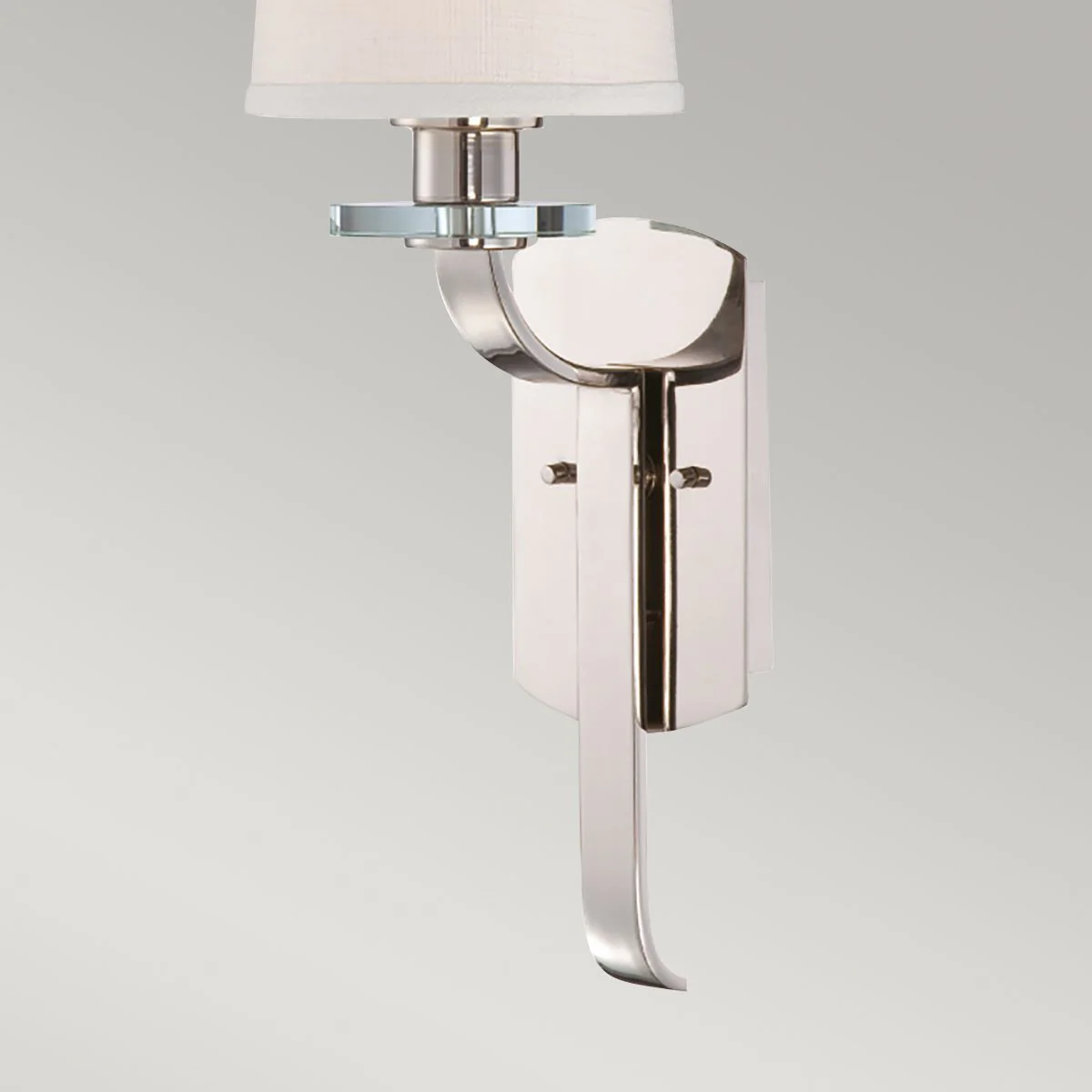Sutton Place 1 Light Wall Light - Imperial Silver IP20 E27 - Image 3