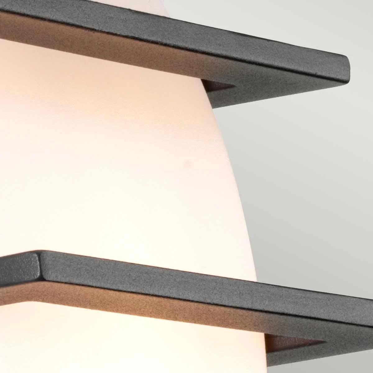 Sven 1 Light Wall Lantern - Graphite E27 IP65 - Image 3