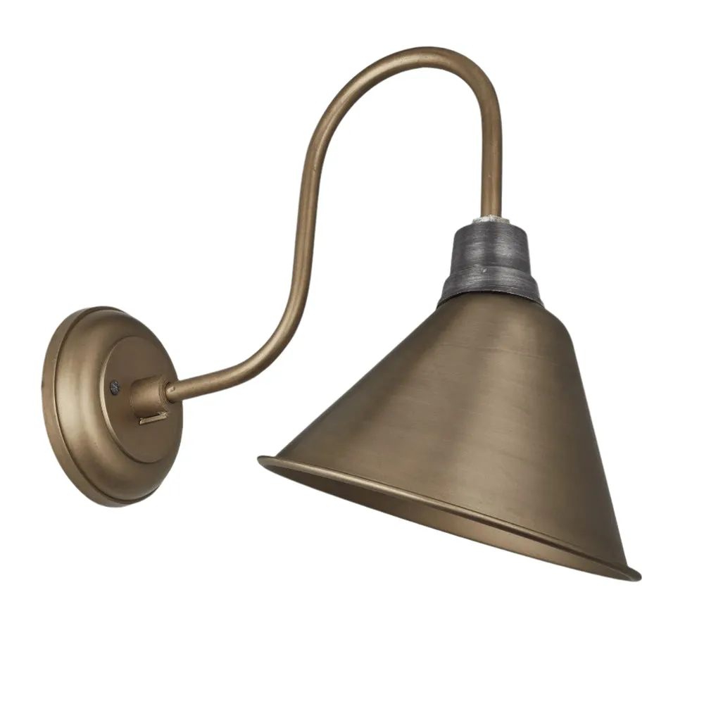 Swan Neck IP20 Cone Wall Light - 8 Inch - Image 2