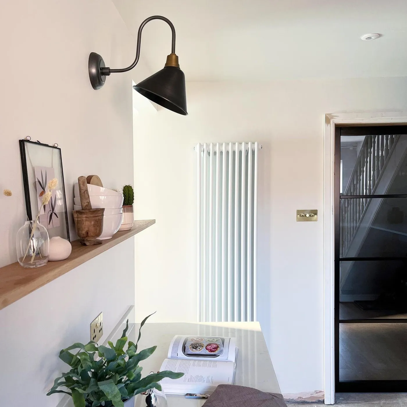 Swan Neck IP20 Cone Wall Light - 8 Inch - Image 7