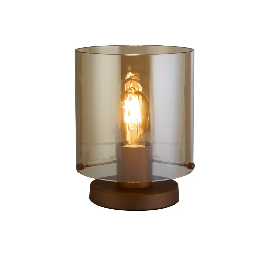 Sweden Table Lamp-  Matt Black/ Mocha Finish - Image 2