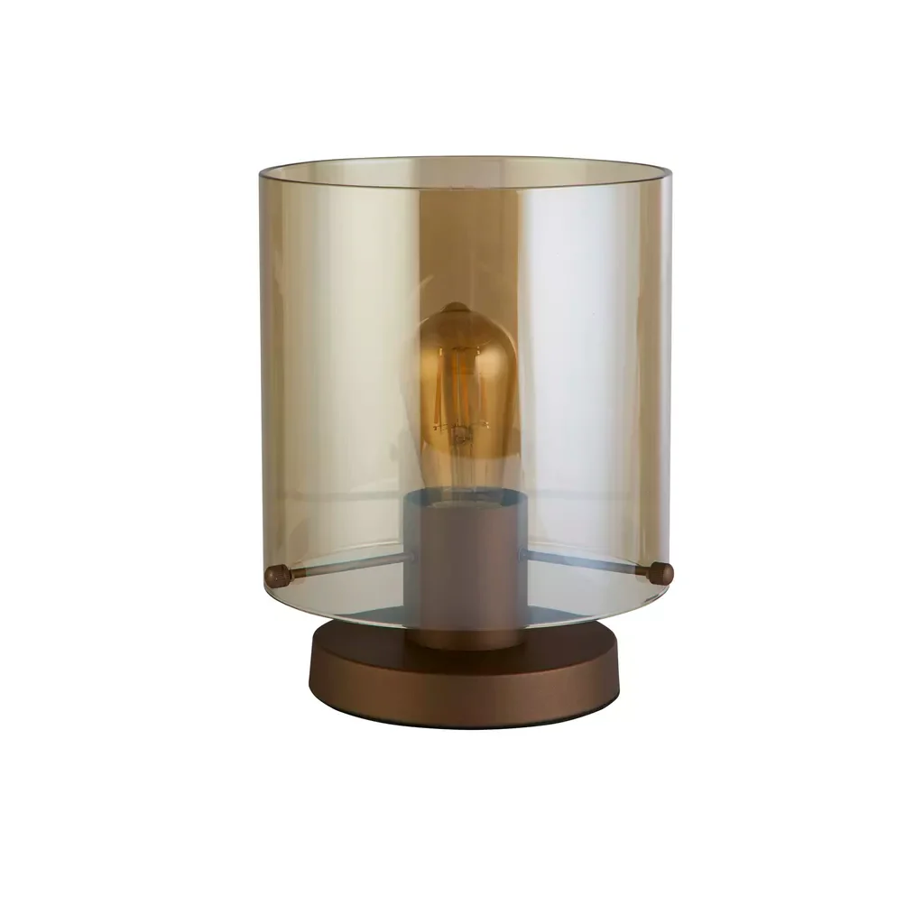 Sweden Table Lamp-  Matt Black/ Mocha Finish - Image 8