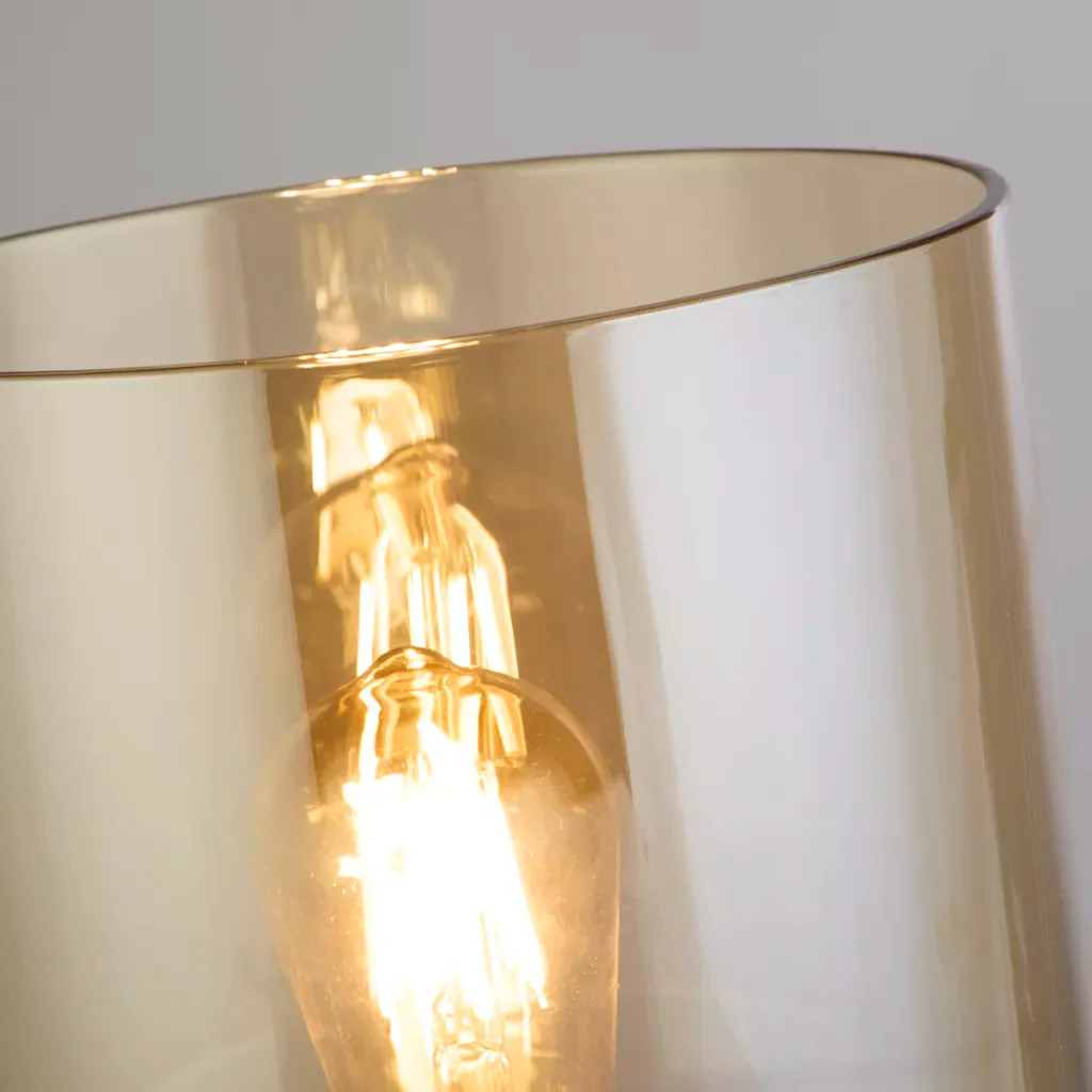 Sweden Table Lamp-  Matt Black/ Mocha Finish - Image 9