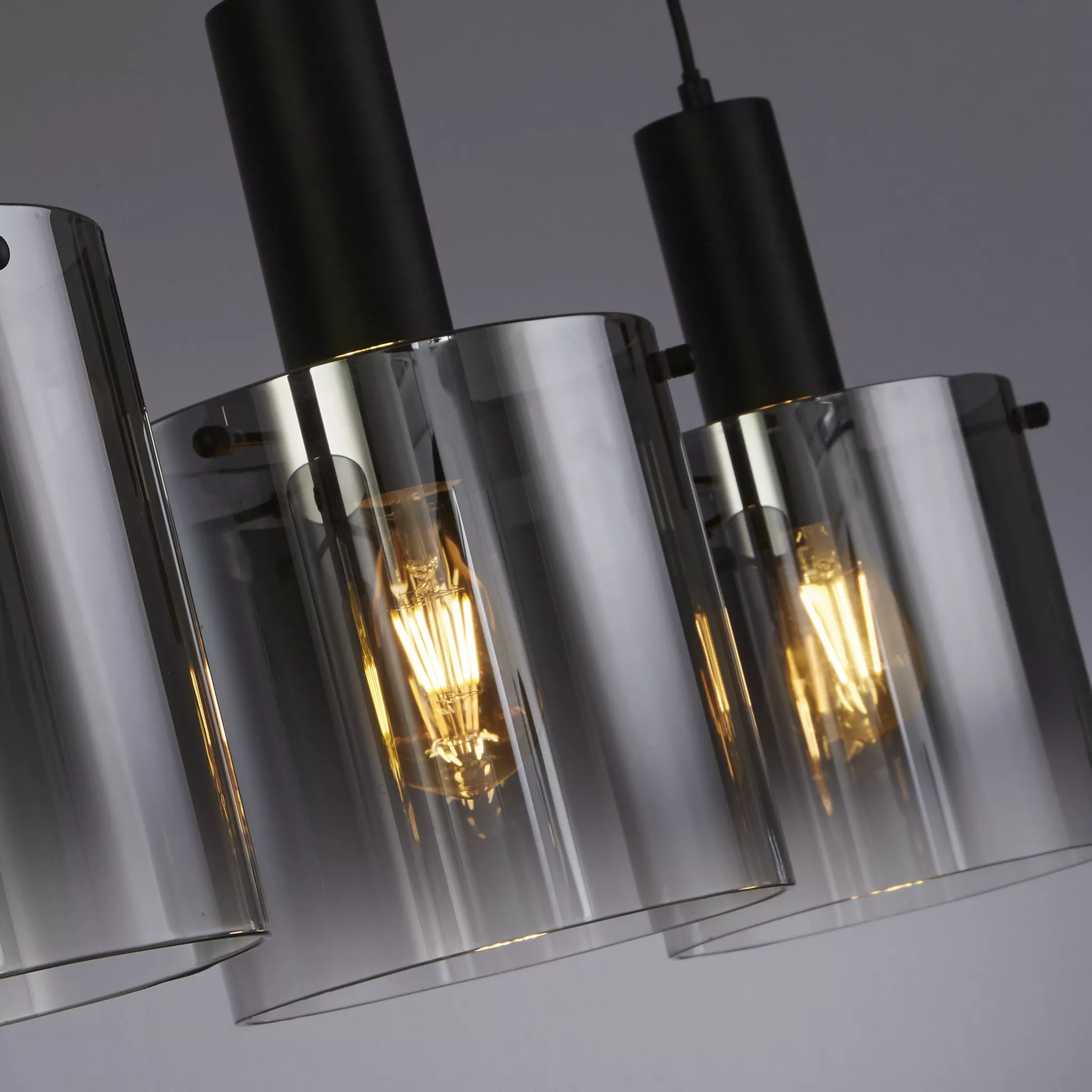 Sweden 3Lt/4Lt Bar Pendant - Mocha / Black Finish - Image 10