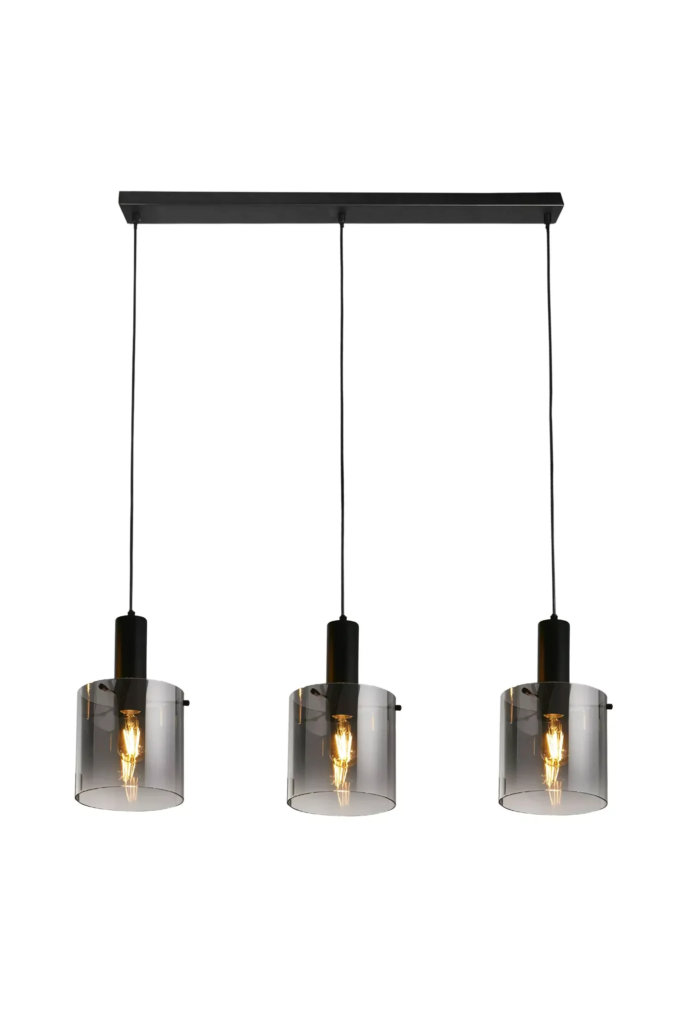 Sweden 3Lt/4Lt Bar Pendant - Mocha / Black Finish - Image 3
