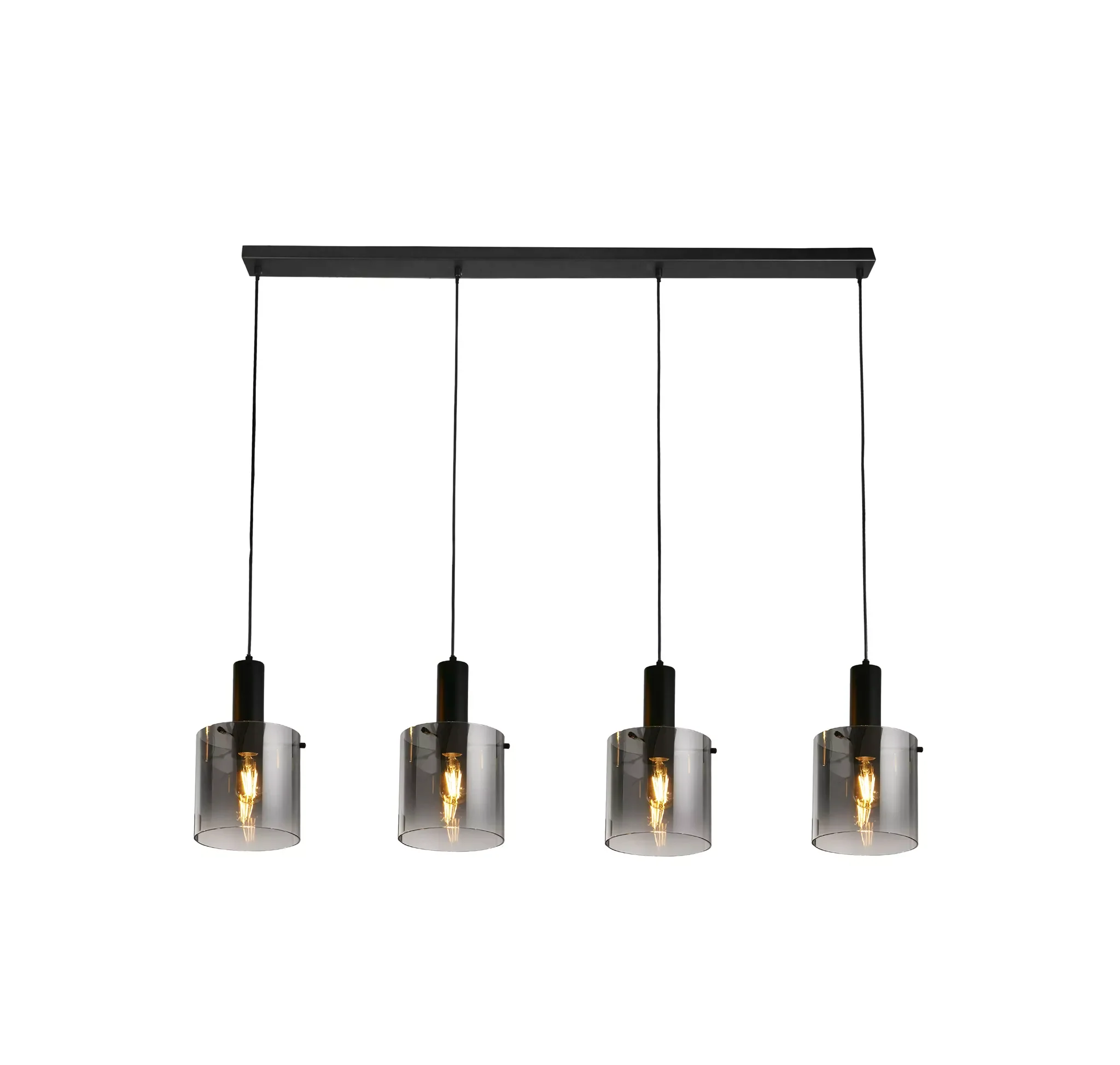 Sweden 3Lt/4Lt Bar Pendant - Mocha / Black Finish - Image 4