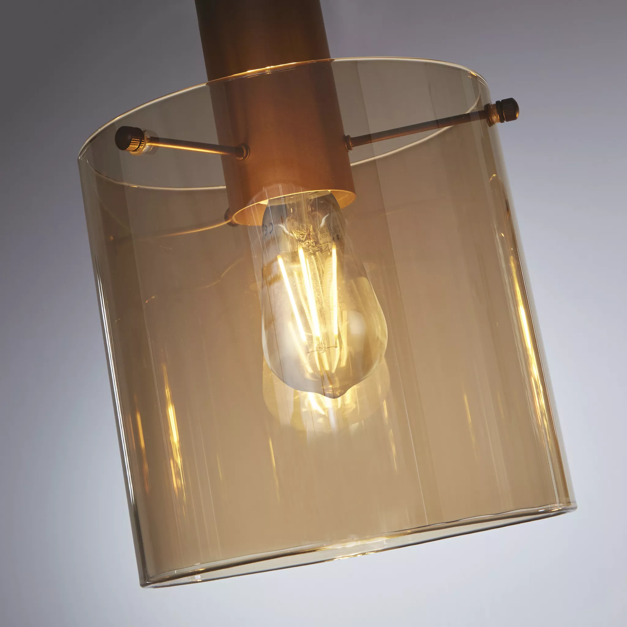 Sweden 3Lt/4Lt Bar Pendant - Mocha / Black Finish - Image 6