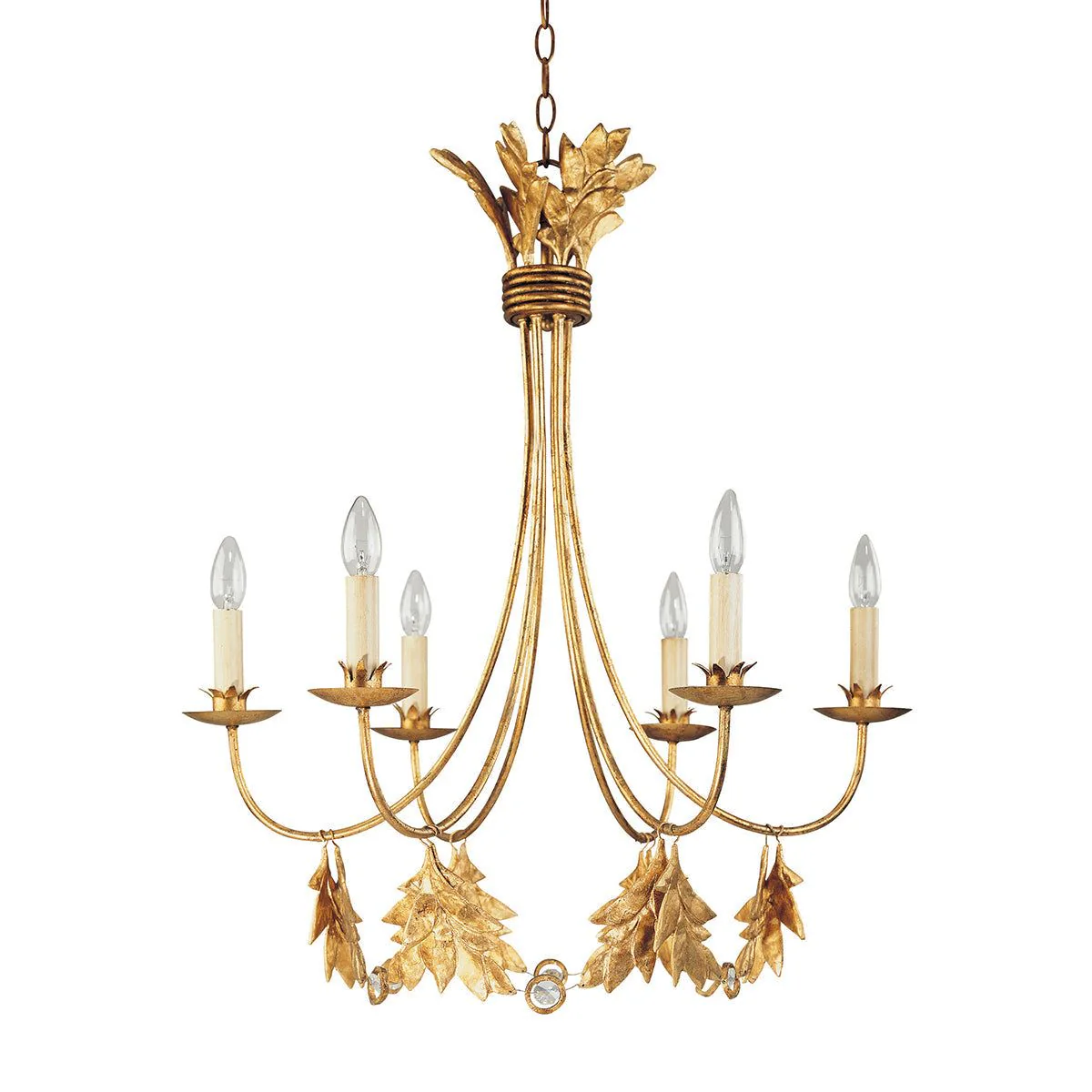 Sweet Olive 3/6L Centre Ceiling Light – Gilded Gold Finish - Image 2