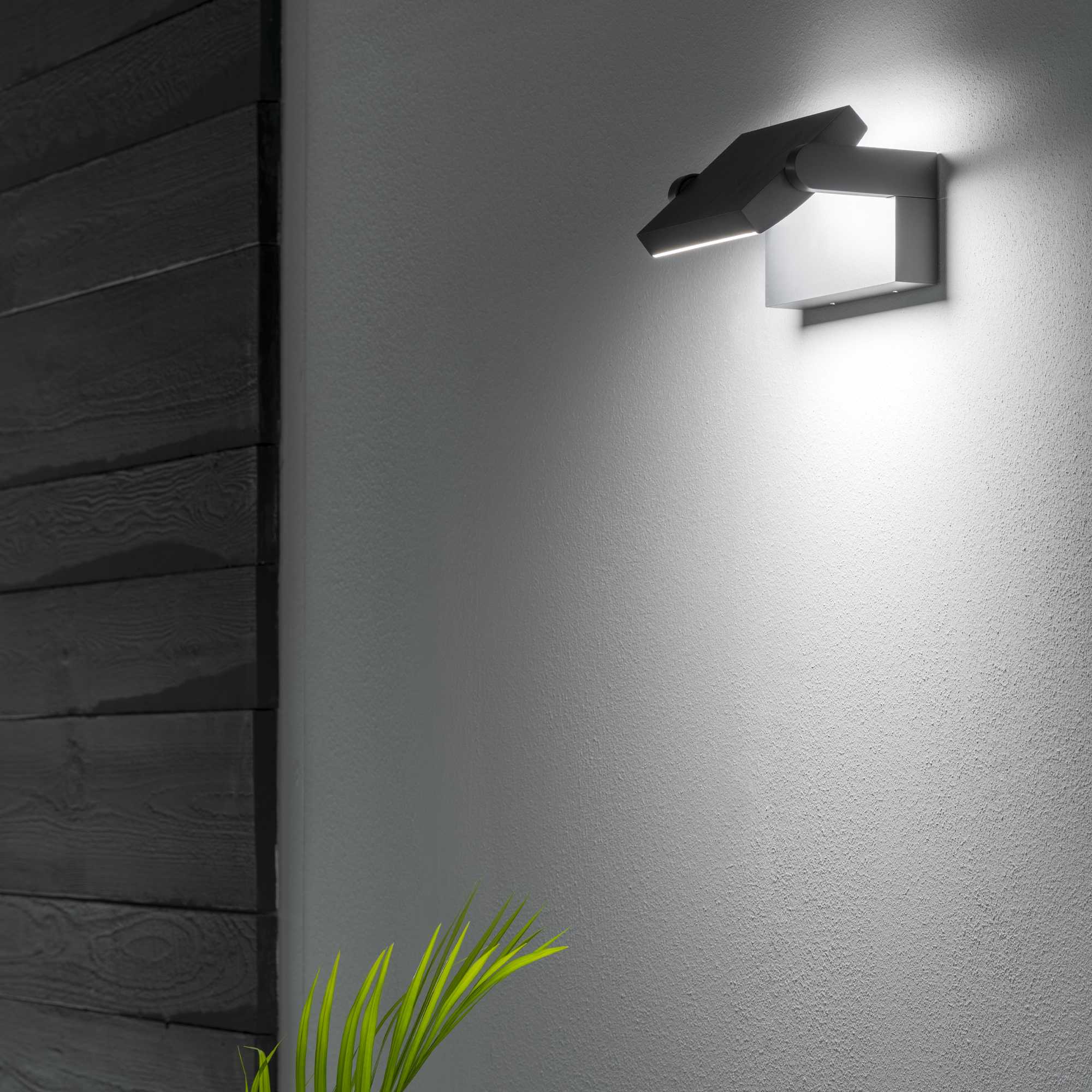 Swipe 21 Watt LED Wall Light - Black/Coffee/White/Anthracite Finish - Image 5