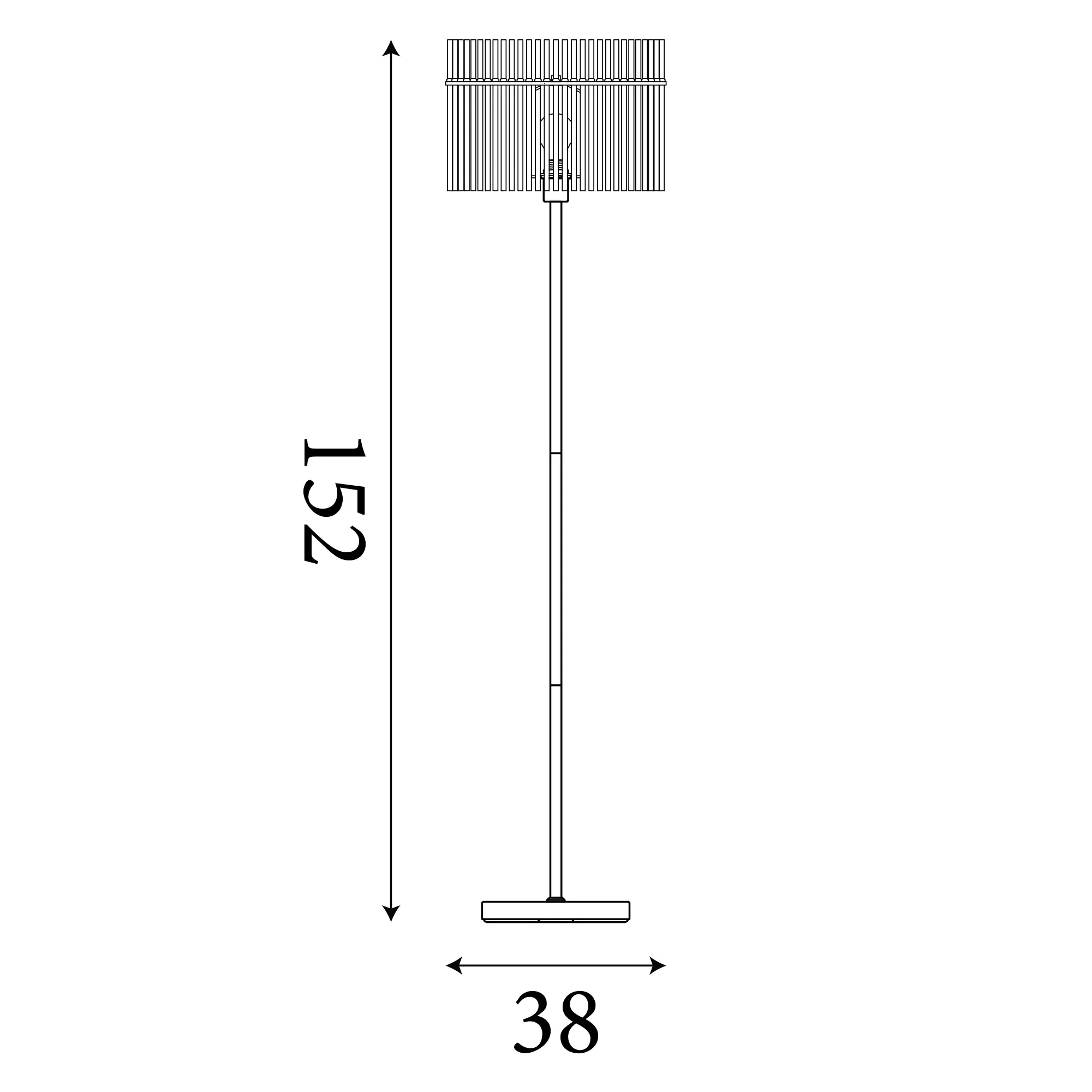 Swizzle 1Lt Floor Lamp- Matt Black Metal/ Gold - Image 3