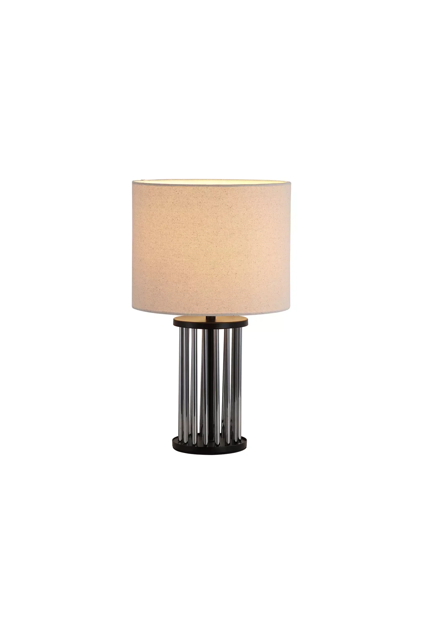 Swizzle 1Lt Table Lamp, Matt Black / Gold - Image 2
