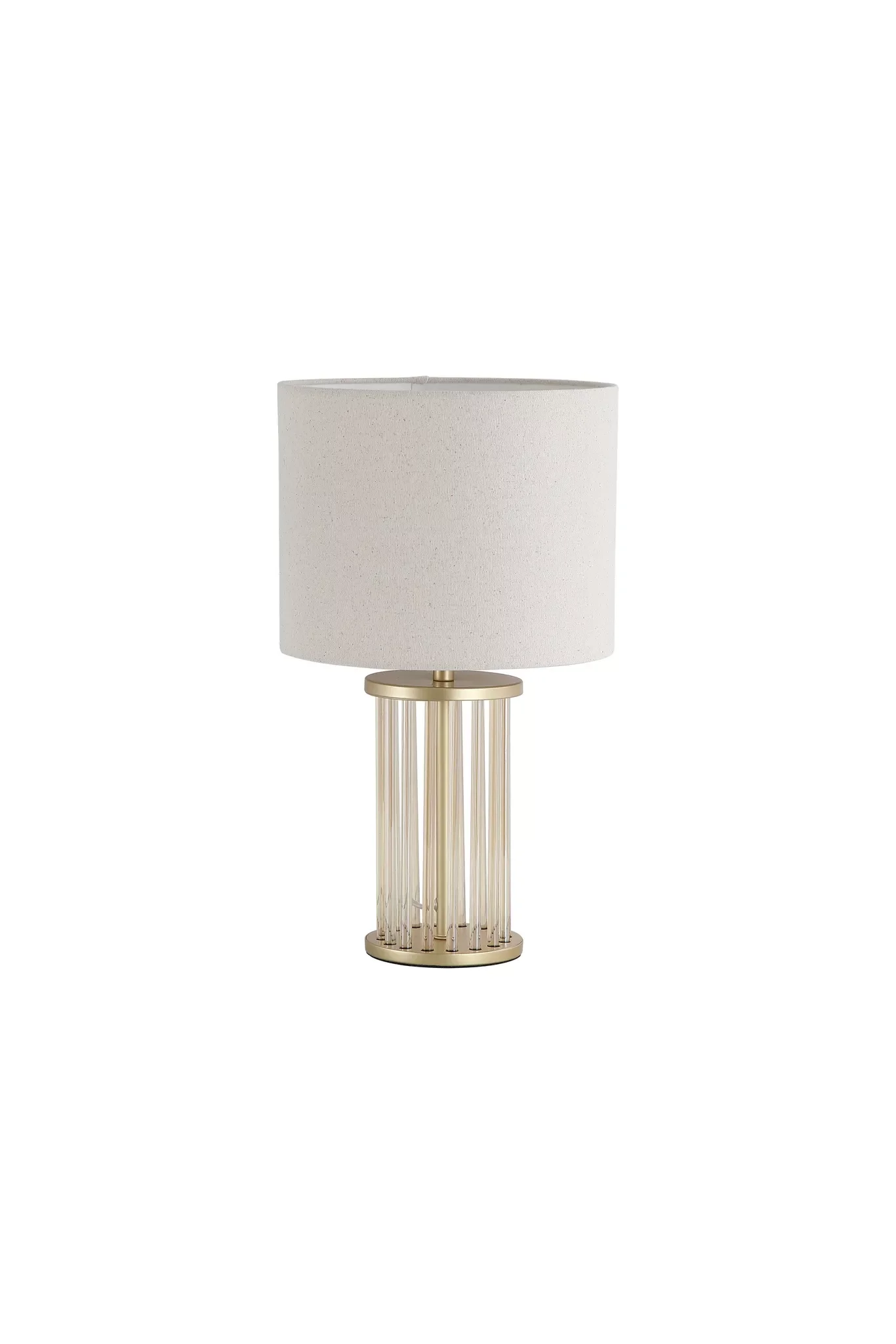 Swizzle 1Lt Table Lamp, Matt Black / Gold - Image 7