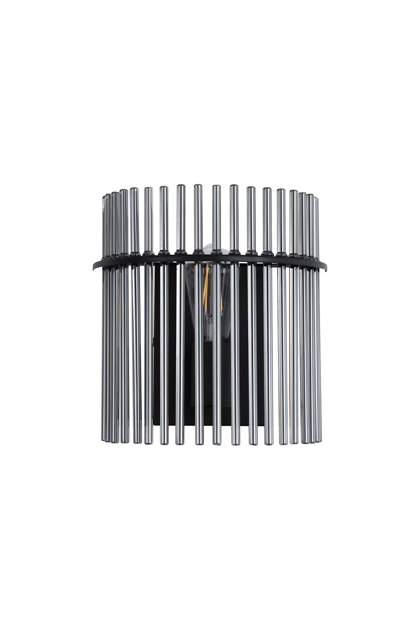 Swizzle 1Lt Wall Light, Matt Black/ Gold Finishes - Image 6