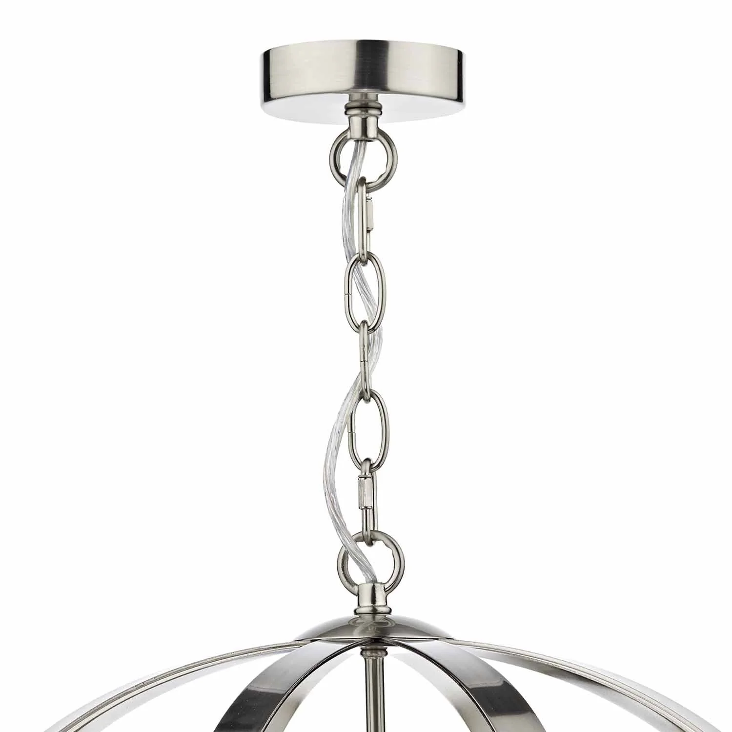 Symbol 3/6 Light Fitting - Satin Chrome/Petrol Chrome Finish - Image 4