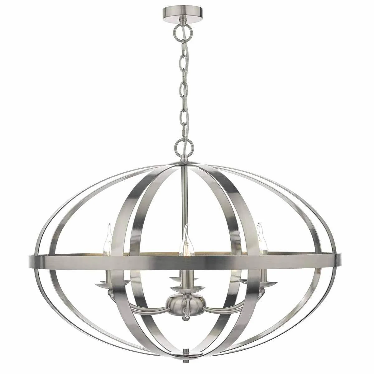 Symbol 3/6 Light Fitting - Satin Chrome/Petrol Chrome Finish - Image 6