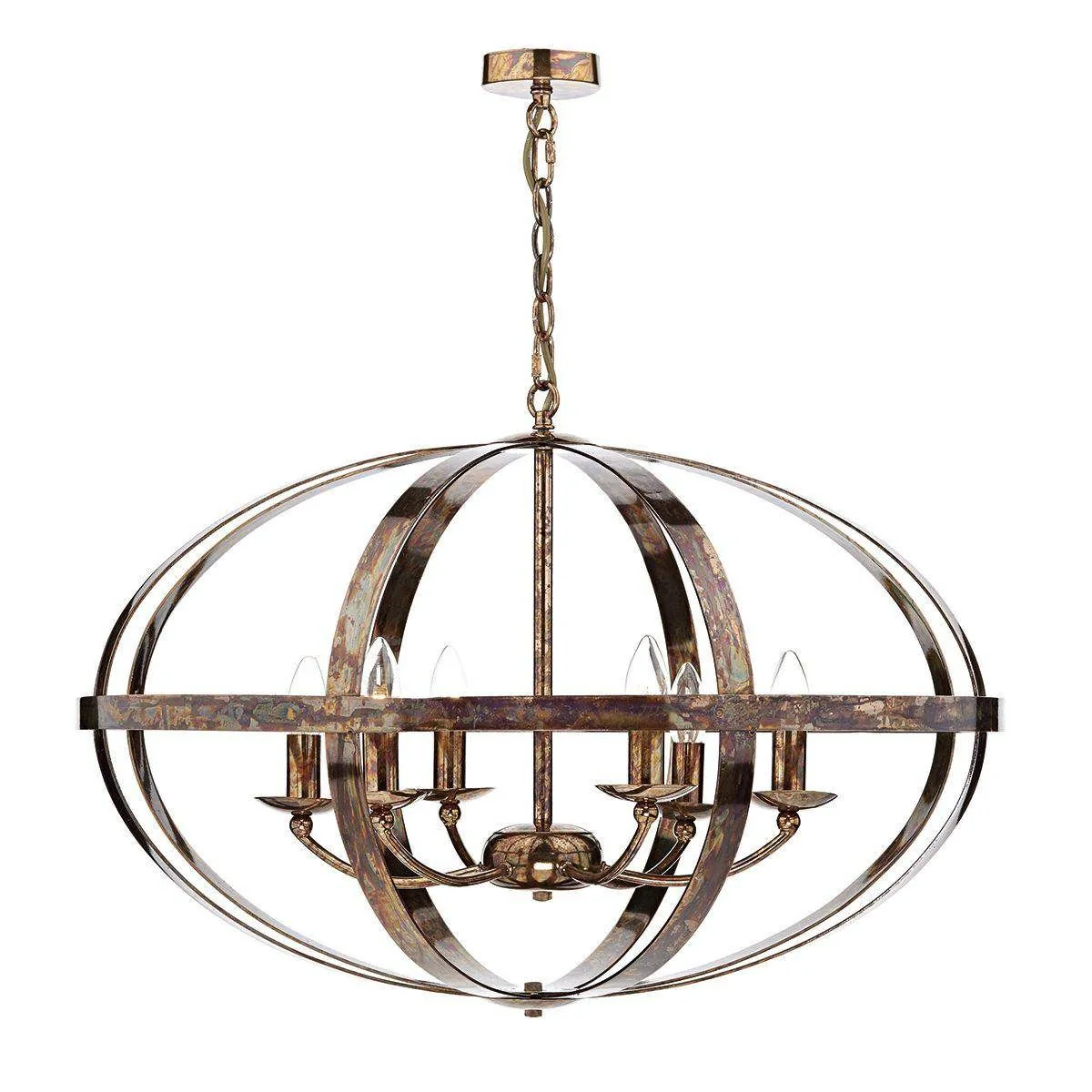 Symbol 3/6 Light Fitting - Satin Chrome/Petrol Chrome Finish - Image 7