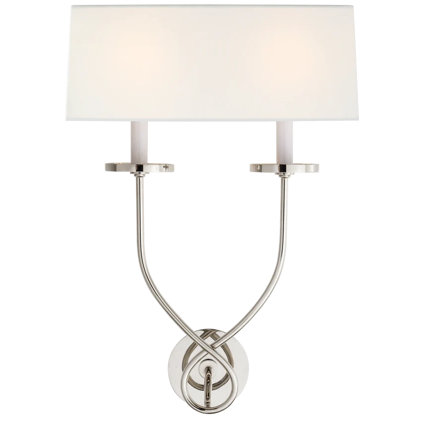 Symemetric Twist Double Sconce - Various Colours - Image 3