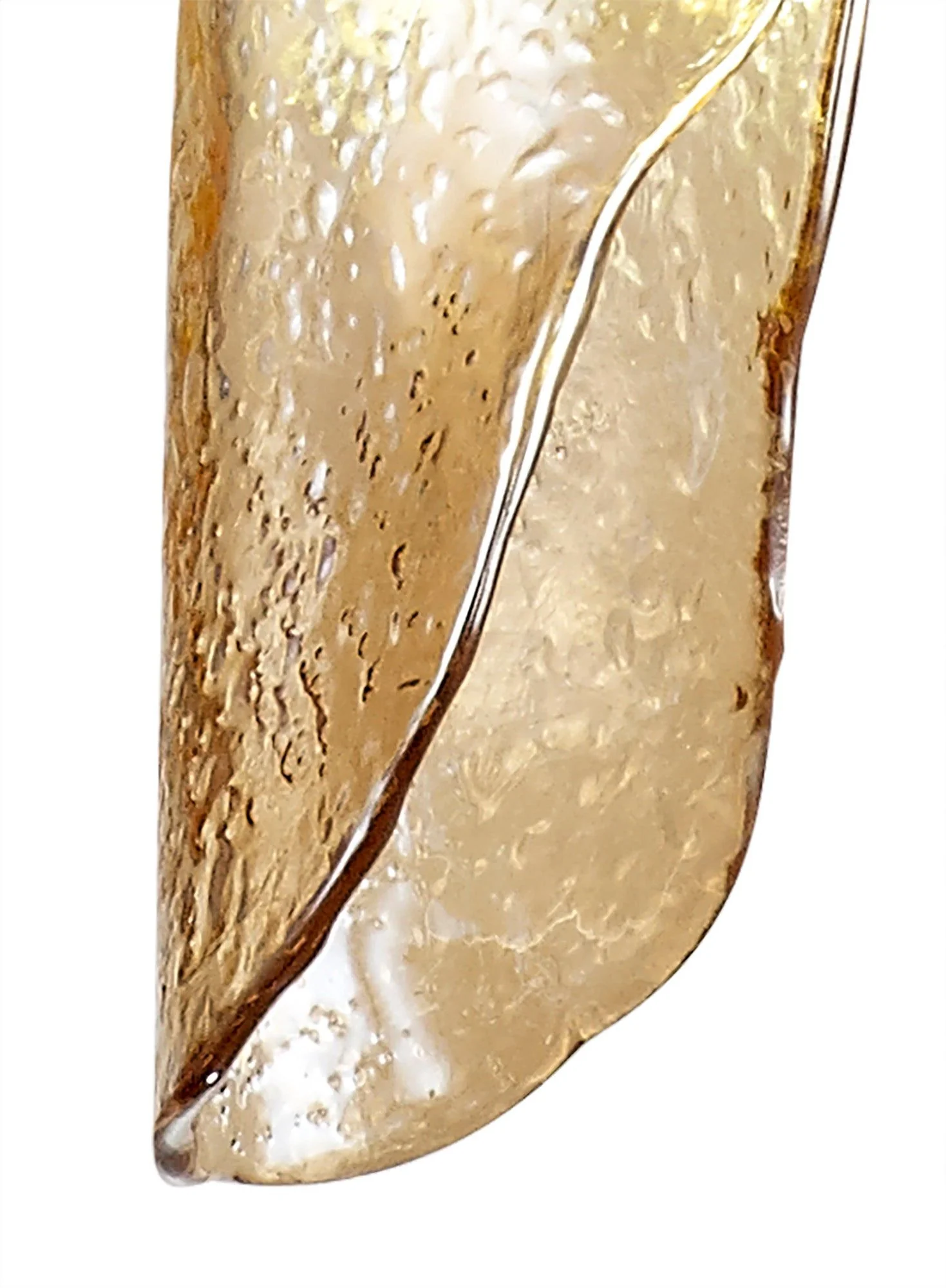 Syros Pendant 1lt, Polished Chrome/Amber Glass/Clear Glass/Smoked Glass - Image 10
