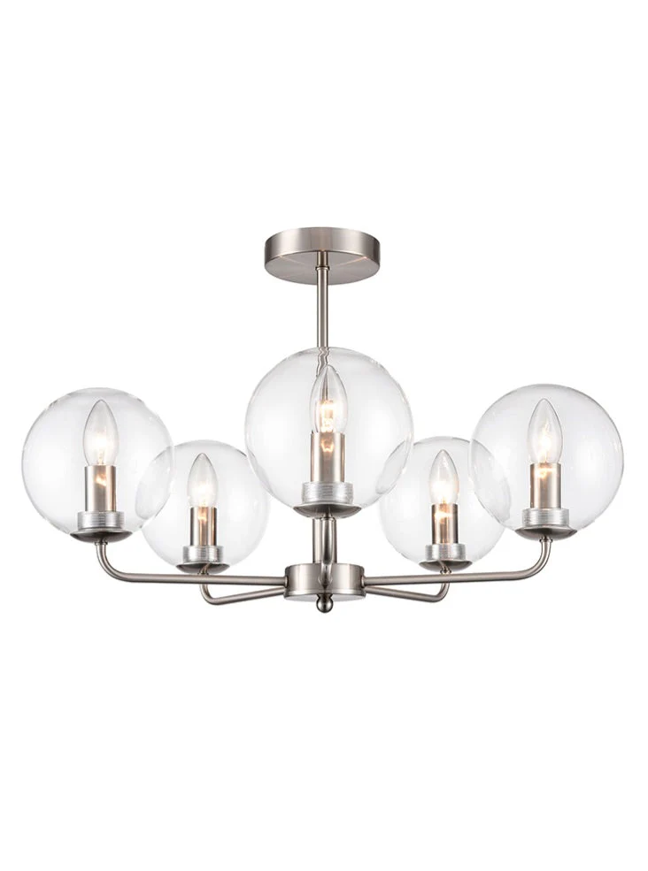Syston 3/5Lt Fitting In Satin Nickel - Image 2