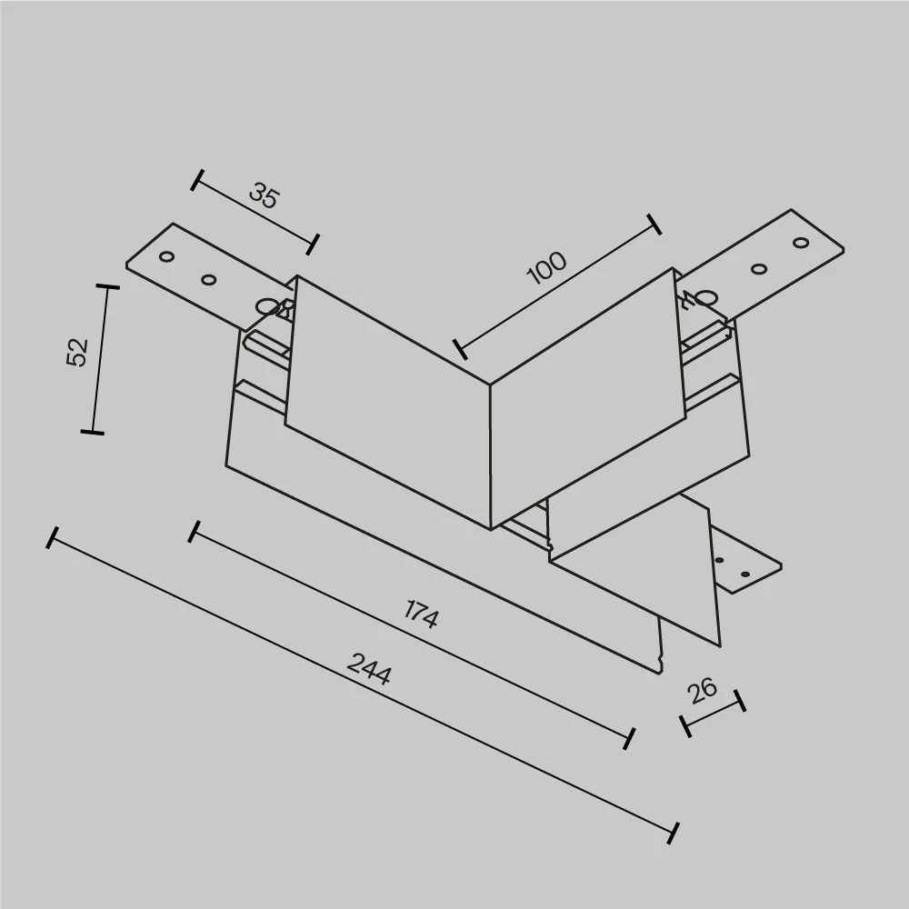 T-connector Exility surface-mounted - Image 9