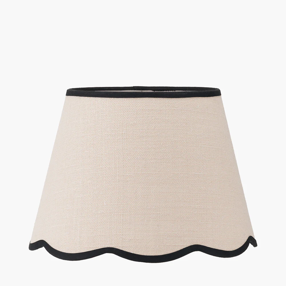 Tabitha Cream Lampshade with Contrast Binding - Various Sizes - Image 3