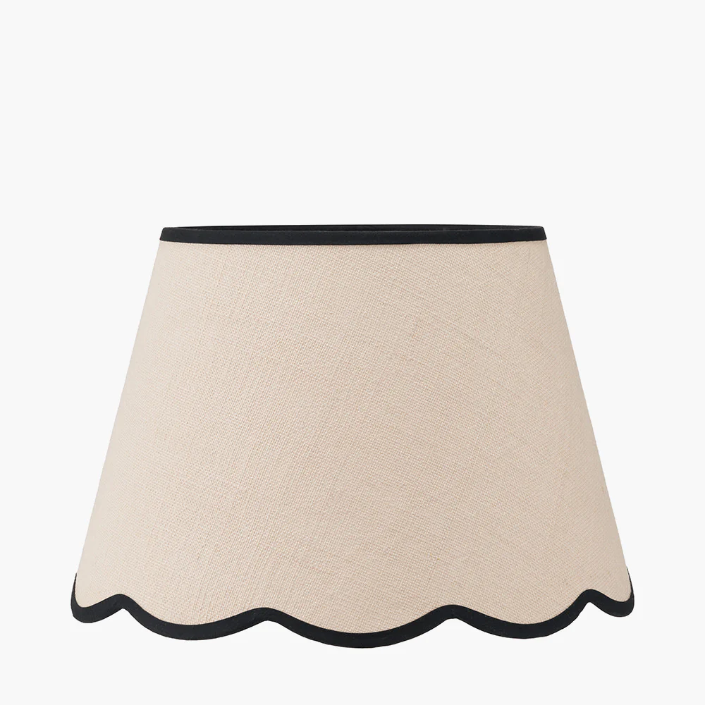 Tabitha Cream Lampshade with Contrast Binding - Various Sizes - Image 4