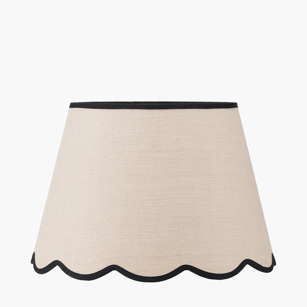 Tabitha Cream Lampshade with Contrast Binding - Various Sizes - Image 5