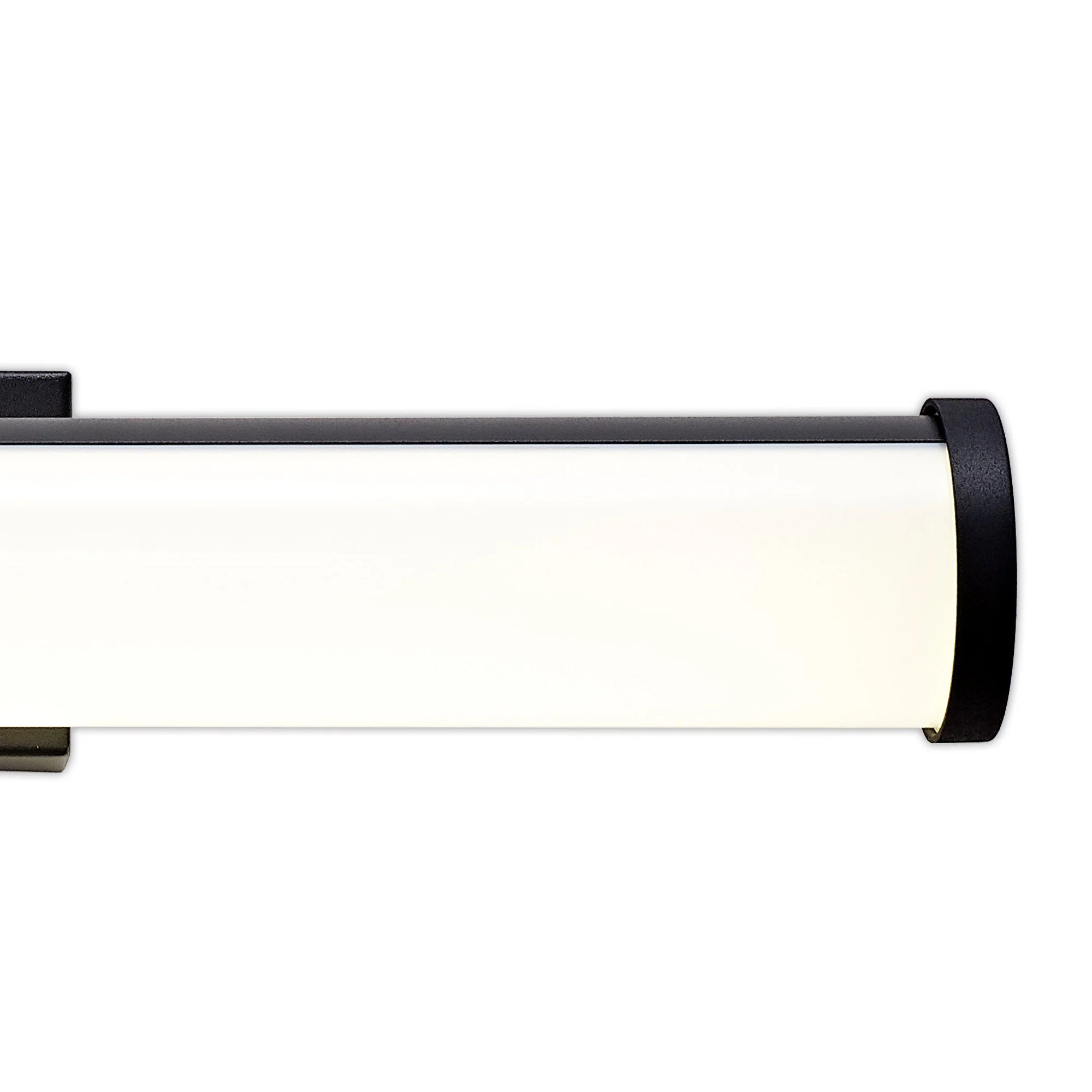 Tahini Wall Lamp Over Mirror, 1 x 12W LED, 4000K, 795lm, IP44, Polished Chrome/Sand Black, 3yrs Warranty - Image 6