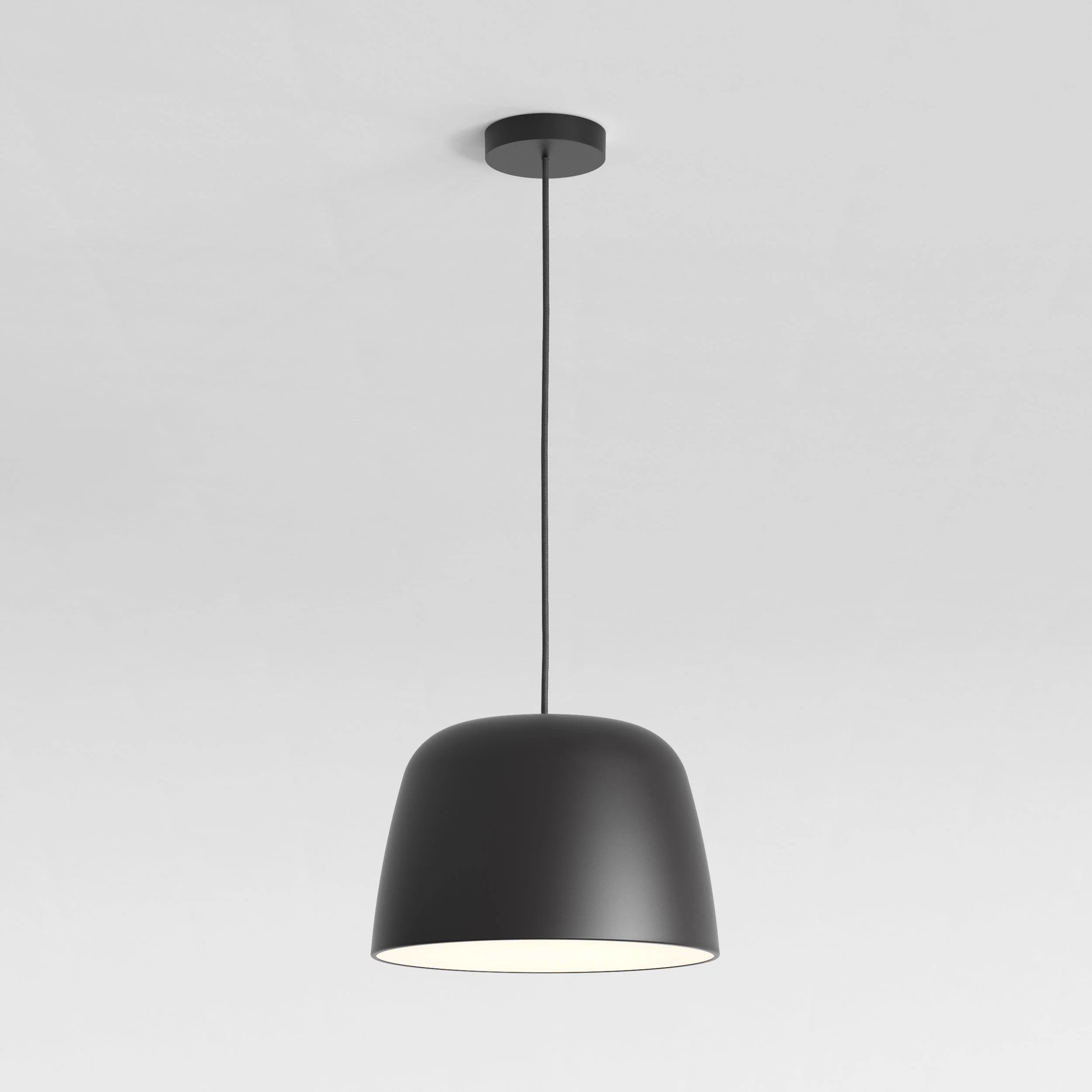 Taiko Pendant Indoor Pedant in Matt Black/Matt White