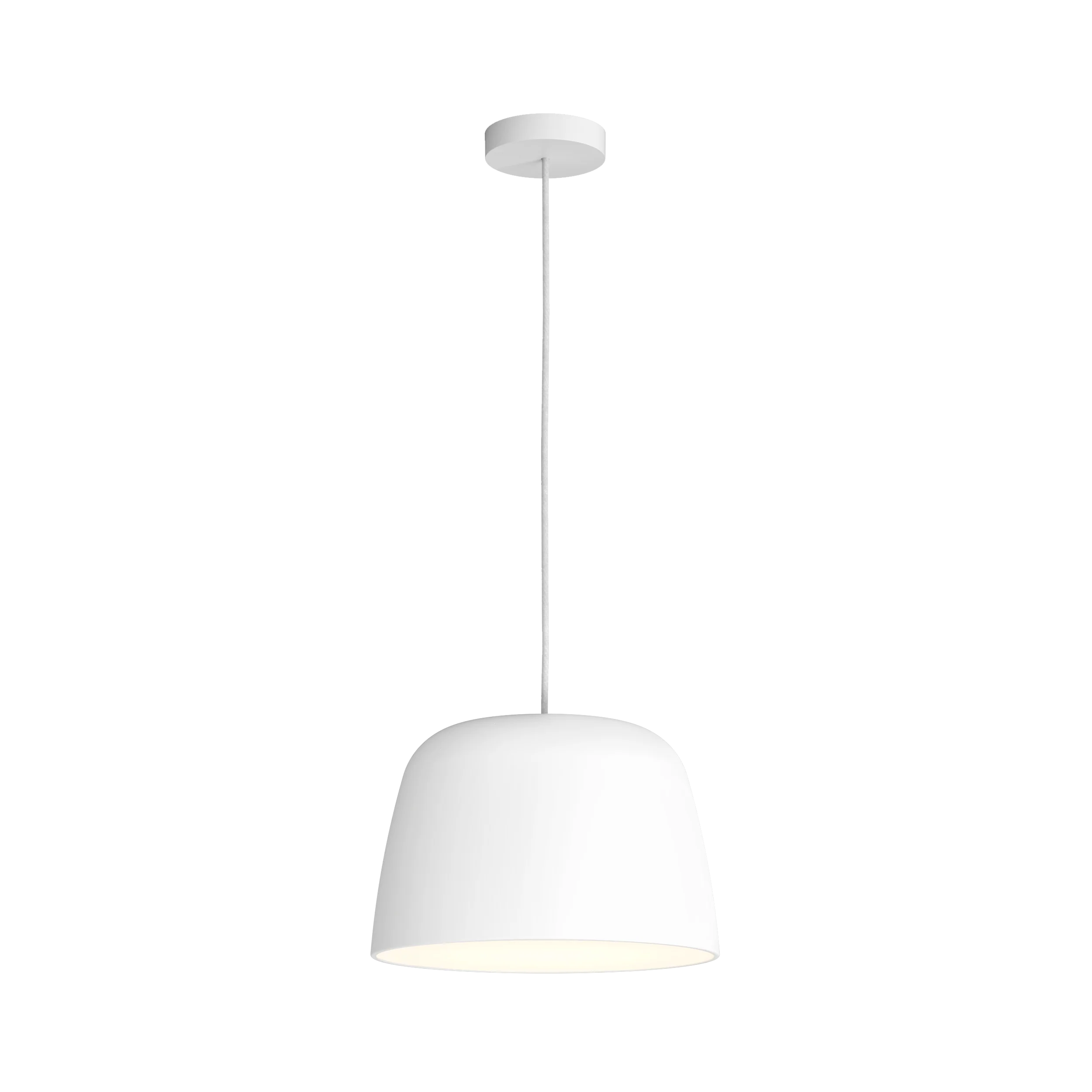 Taiko Pendant Indoor Pedant in Matt Black/Matt White - Image 15