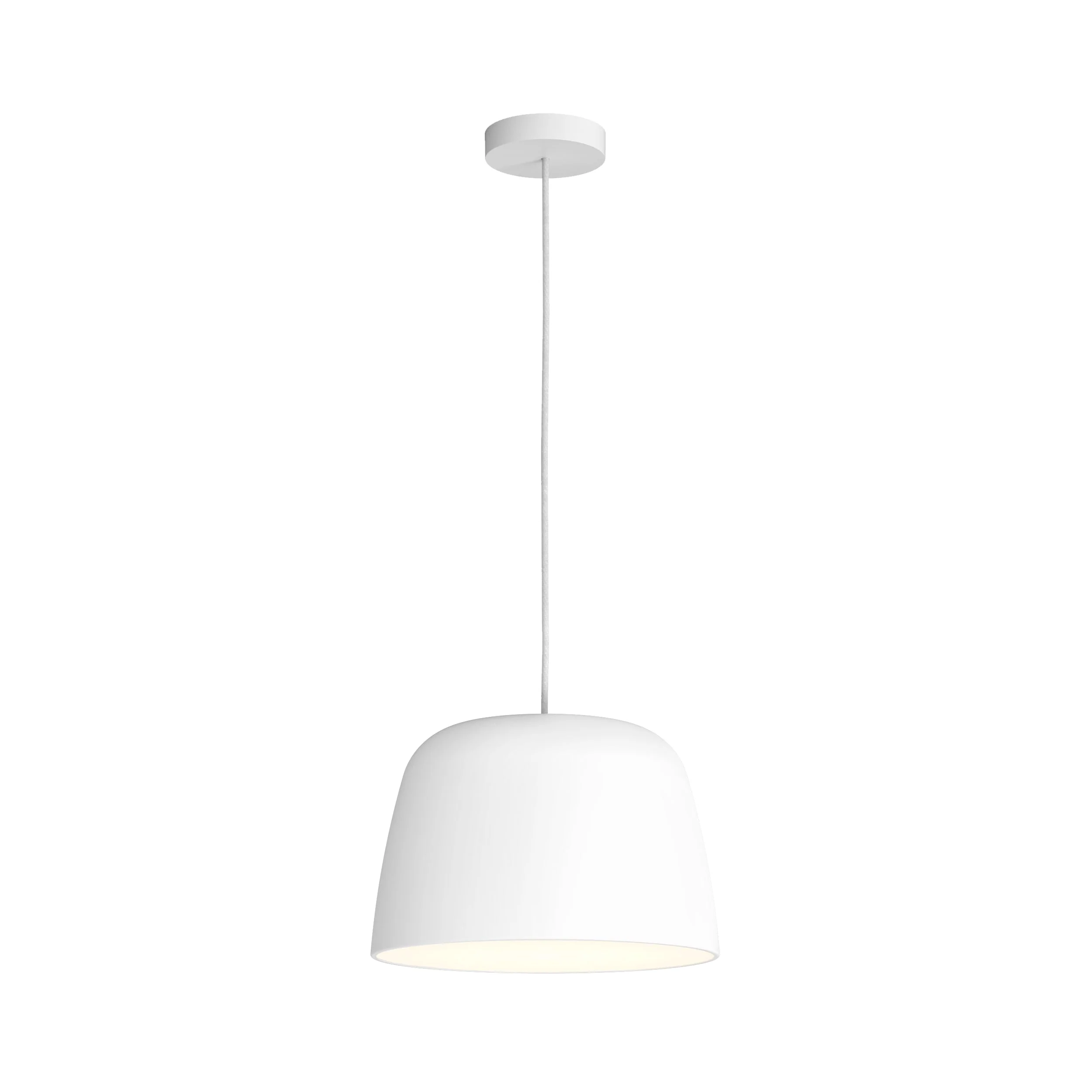 Taiko Pendant Indoor Pedant in Matt Black/Matt White - Image 16