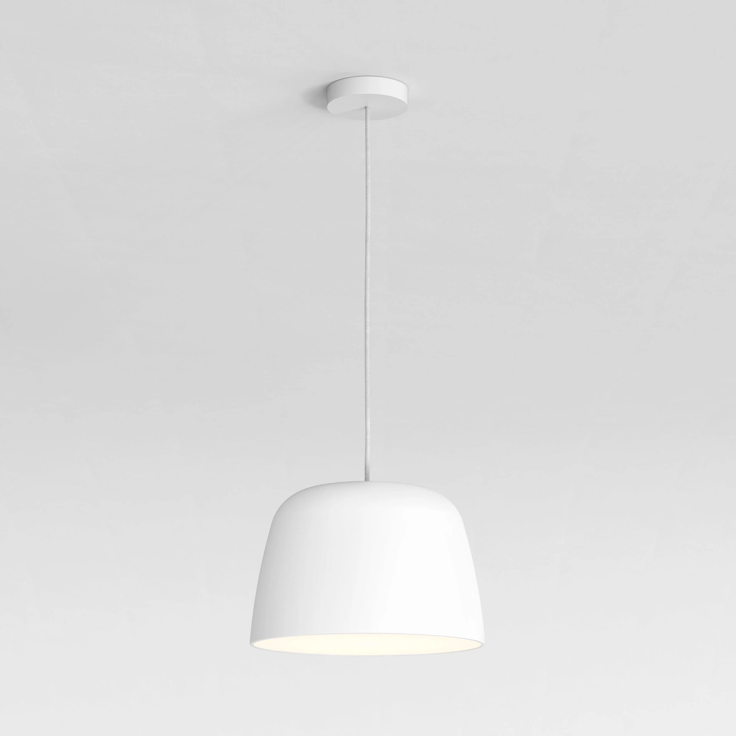 Taiko Pendant Indoor Pedant in Matt Black/Matt White - Image 8
