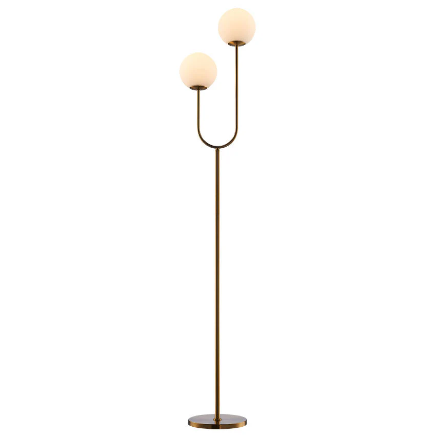 Taishan Floor Lamp E14 Black/Matt Brass - Image 2